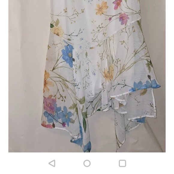 Calvin Klein sleeveless flower dress size 10 - Picture 1 of 4